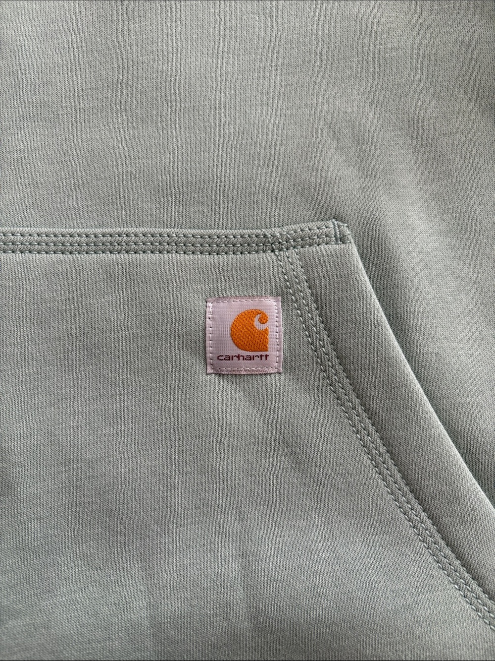 Carhartt Sage Green Hooded Pullover Sweatshirt - Picture 5 of 6